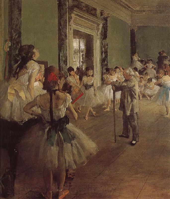 Edgar Degas Dance class